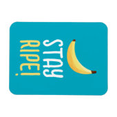 Leuke banaanfeest aangepaste kit modern en bewerkb magneet (Horizontaal)