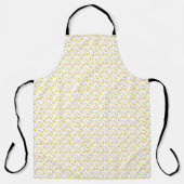 Leuke banaanfeest aangepaste kit modern en bewerkb schort (Voorkant)