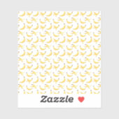 Leuke banaanfeest aangepaste kit modern en bewerkb sticker (Vel)