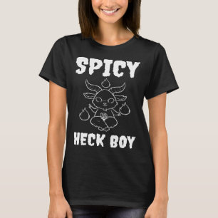 Leuke Baphomet Gehoornde Sabbatic Geit Spicy Heck T-shirt