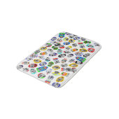 Leuke Barcode Stickers voor Producten Badmat (Gekanteld)