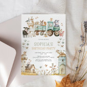 Leuke Barnyard Boerderij Dieren Verjaardag Kaart