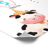 Leuke Barnyard Boerderij Dieren Verjaardag Mijlpaa Poster (Hoek)