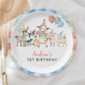 Leuke Barnyard Boerderij Dieren Verjaardag Papieren Bordje