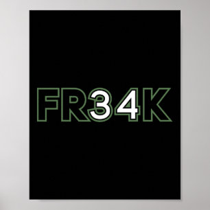 Leuke basketbal bal freak poster