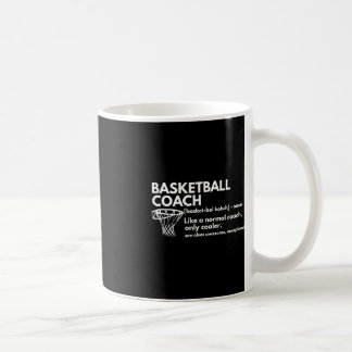 Leuke Basketbal Coach Definitie Coaching Gift Koffiemok