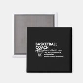 Leuke Basketbal Coach Definitie Coaching Gift Magneet (Voorkant / Achterkant)