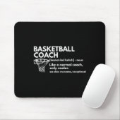 Leuke Basketbal Coach Definitie Coaching Gift Muismat (Met muis)