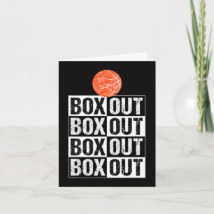 Leuke basketbal coach geschenkdoos uit Gezegde Kaart