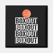 Leuke basketbal coach geschenkdoos uit Gezegde Magneet (Voorkant)