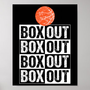 Leuke basketbal coach geschenkdoos uit Gezegde Poster
