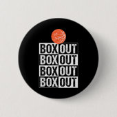 Leuke basketbal coach geschenkdoos uit Gezegde Ronde Button 5,7 Cm (Voorkant)