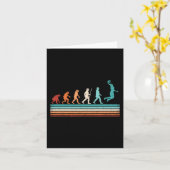 Leuke Basketbal Evolution Retro Basketbalspeler Kaart (Gele Bloem)
