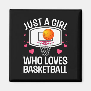 Leuke Basketbal Kunst Voor Meisje Vrouwen College  Magneet