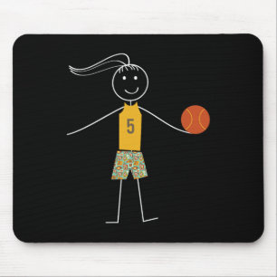 Leuke Basketbal Meisjes Basketbal Speler Muismat