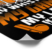 Leuke basketbal scheidsrechter citaten Gift I Hoop Poster (Hoek)