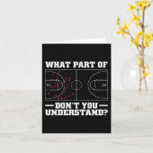 Leuke basketbalcoach voor mannen vrouwen tactisch  kaart (Gele Bloem)