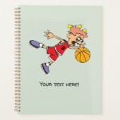Leuke basketbalspeler planner (Voorkant)
