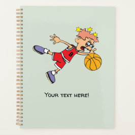 Leuke basketbalspeler planner