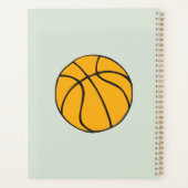 Leuke basketbalspeler planner (Achterkant)