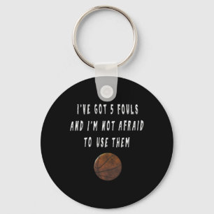 Leuke basketbalspeler Trash Talking T - shirts Coa Sleutelhanger