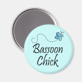 Leuke Bassoon Chick Magneet (Voorkant / Achterkant)