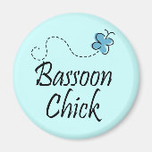 Leuke Bassoon Chick Magneet (Voorkant)