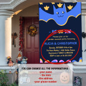 Leuke Bat Hij of Zij Halloween Geslacht onthullen Kaart