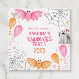 Leuke Bats en Geesten Pastel Halloween Party Bedankjes Labels