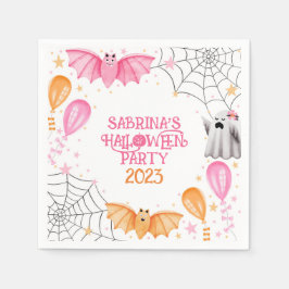 Leuke Bats en Geesten Pastel Halloween Party Servet