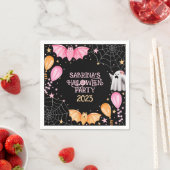 Leuke Bats en Geesten Pastel Halloween Party Servet (Insitu)