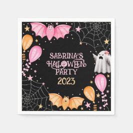 Leuke Bats en Geesten Pastel Halloween Party Servet