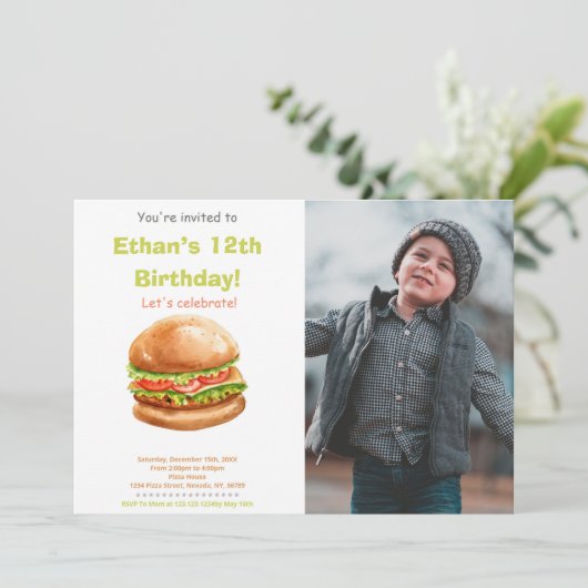 Leuke BBQ Cookout Party Thema voor Kinderen Kaart (Staand voorkant)