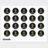 Leuke BBQ Grill Lover Humor Griller Gezegde Funny Ronde Sticker (Vel)