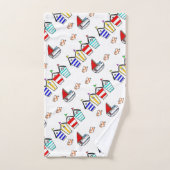 Leuke Beach House & zee Boat Bad Handdoek (Handdoek)
