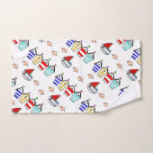 Leuke Beach House & zee Boat Bad Handdoek (Handdoek)
