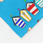 Leuke Beach House & zee Boat Fleece Deken (Hoek)