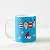 Leuke Beach House & zee Boat Koffiemok (Links)