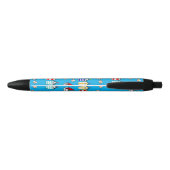 Leuke Beach House & zee Boat Zwarte Inkt Pen (Achterkant)