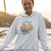 Leuke  Beach Waves Sunshine Surfer Trip Hoodie