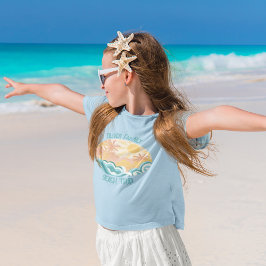 Leuke  Beach Waves Sunshine Vakantie Kinder T-shirt
