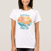 Leuke  Beach Waves Sunshine Vakantie Vrouwen T-shirt (Voorkant)