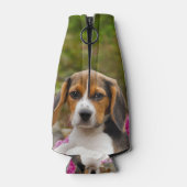 Leuke Beagle Dog Puppy in Melkkarn Bottle-Jacket Flesjeskoeler (Achterkant)