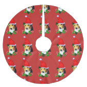 Leuke Beagle Kerstmis Merry Kerstboom Rok (Voorkant)