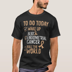 Leuke Beat Baarmoederkanker Overwin de Wereld Over T-shirt