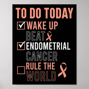 Leuke Beat Endometriumkanker Regel de Wereld - Sur Poster