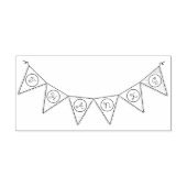 Leuke Bedankt Banner Rubber Art Stamp Rubberstempel (Afrduk)