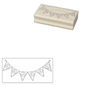 Leuke Bedankt Banner Rubber Art Stamp Rubberstempel (Gestempeld)