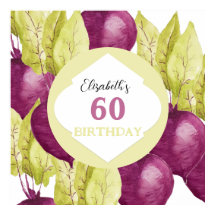 Leuke Beets Waterverf Kunst Gepersonaliseerd