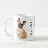 Leuke beige kleur Franse Bulldog Koffiemok (Links)